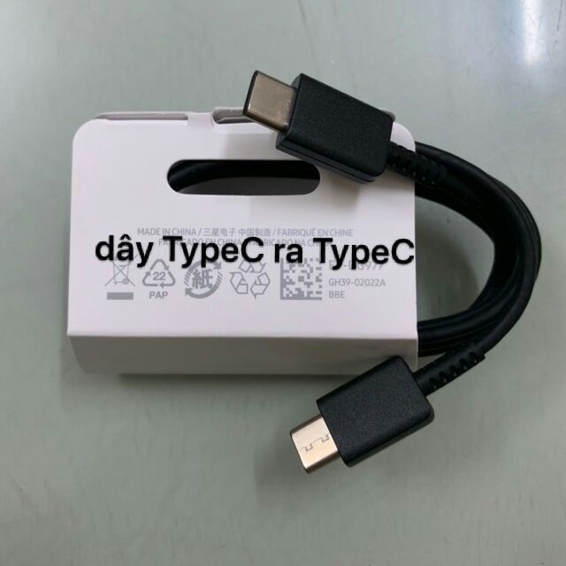 Dây sạc USB chân type C ra chân sạc Type C ( xịn)