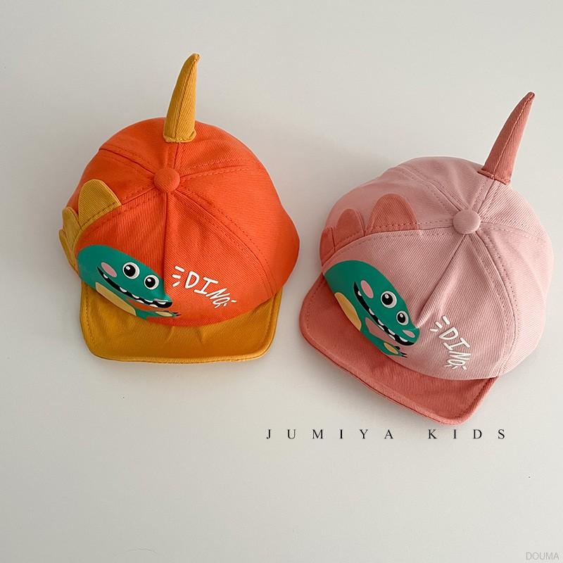 Nón lưỡi trai hoạ tiết hình khủng long xinh xắn cho bé gái