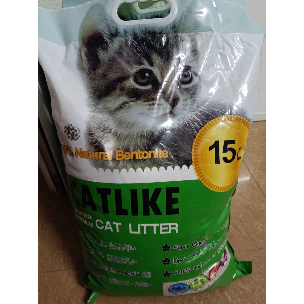 Cát vệ sinh cho mèo catlike, moncat loại 18L