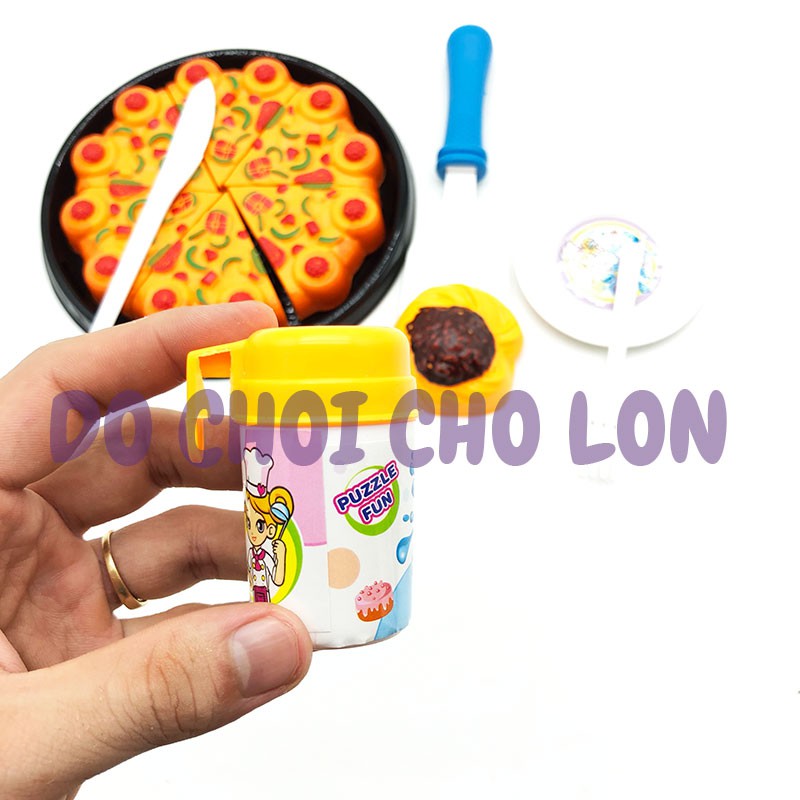 Vỉ đồ chơi làm bánh Pizza Hut nấu ăn bằng nhựa 598E7