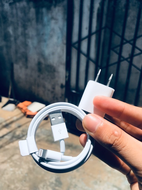 sạc cáp iphone zin bóc máy