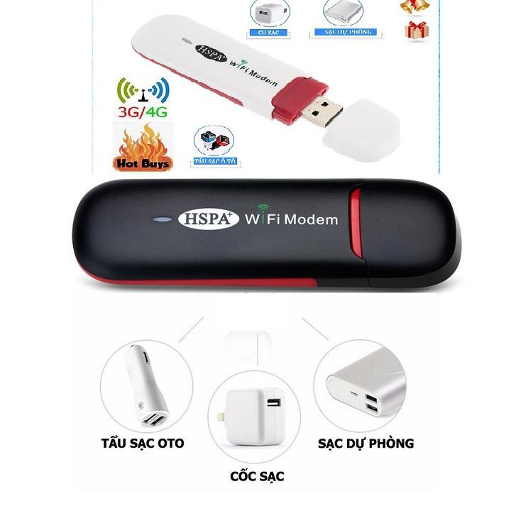 Cục phát sóng wifi di động 3g 4g HSPA - Tặng sim 4g data cực khủng