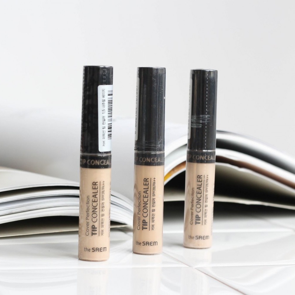 Kem Che Khuyết Điểm The Saem - Kem Che Khuyết Điểm The Seam Cover Perfection Tip Concealer SPF28 PA++ 6.5g