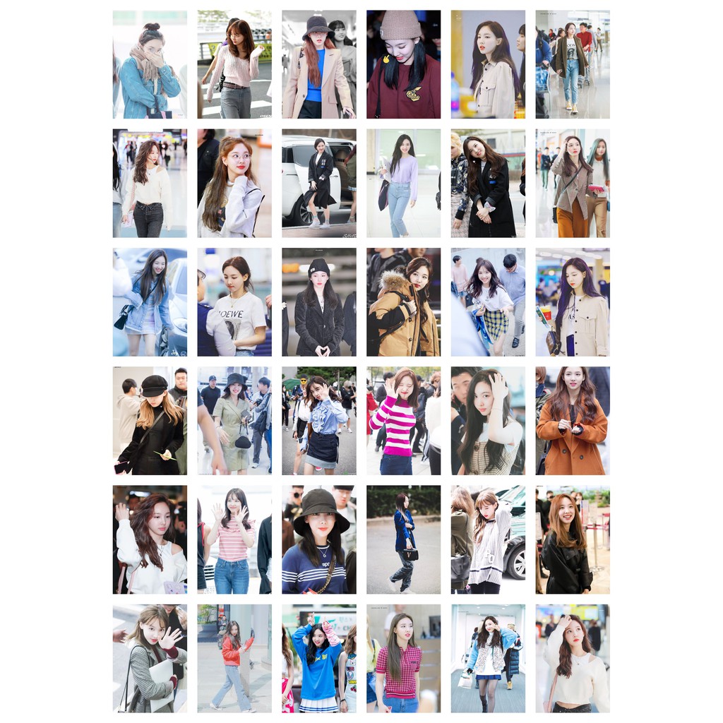Lomo card 72 ảnh thành viên TWICE Nayeon fashion style