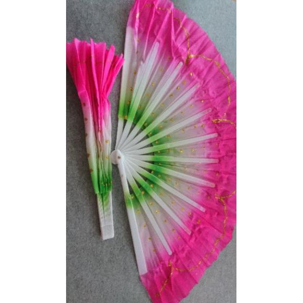 Quạt múa pha màu