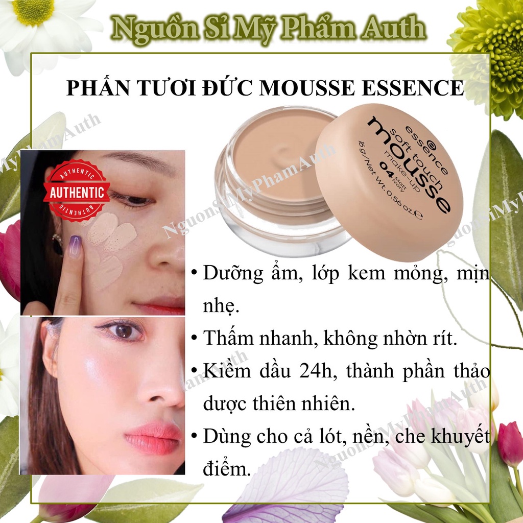 Mousse essence make-up _ Phấn tươi đức