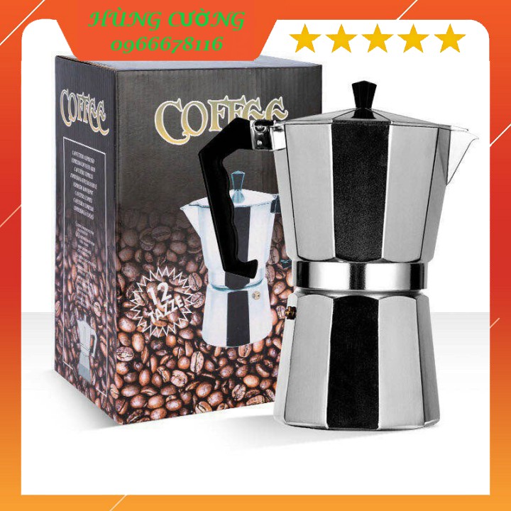 Ấm pha Cà phê Moka- Hợp kim nhôm 450ml