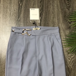 (Hàng mới - ảnh thật) Quần Baggy đai chữ S