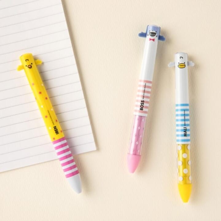 Bút Bi ARTBOX Hàn Quốc Họa Tiết Mali 2 Ngòi Mực Xinh Xắn