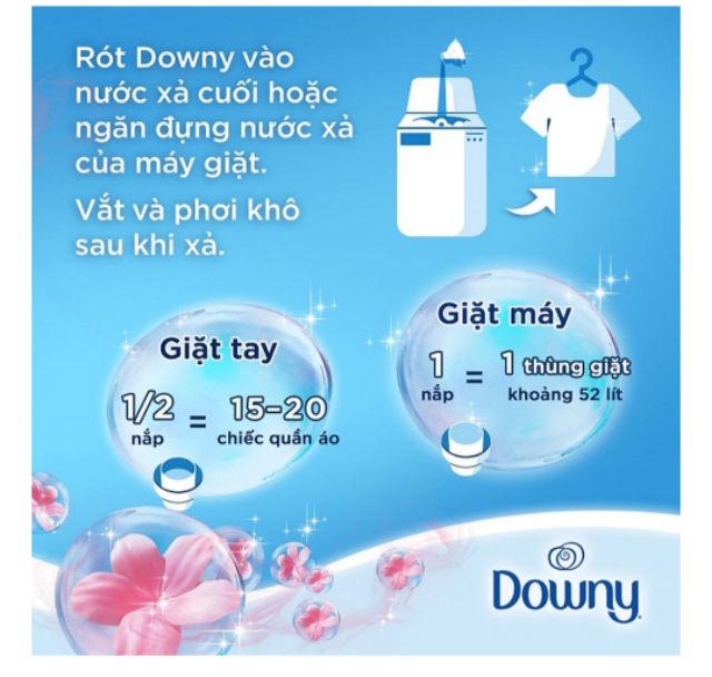 Nước xả Downy 3.5l hương nước hoa huyền bí / Đam mê