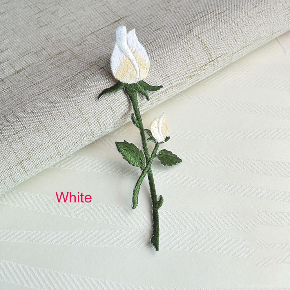 Miếng vá ủi thêu hình hoa phong cách vintage