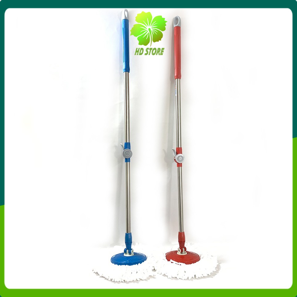 Bộ thùng cây lau nhà thông minh 360 độ tự vắt Easy Mop Model TH33 - cây lau inox bàn xoay nhựa