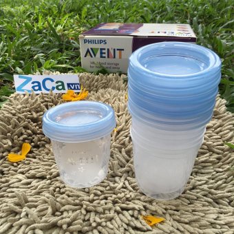 Cốc trữ sữa AVENT 180ml - Hàng chính hãng