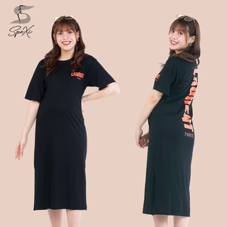 Váy bầu suông - Đầm bầu suông dáng dài kiểu hàn quốc chất liệu cotton