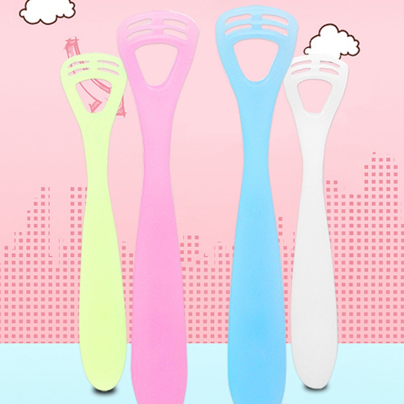 [Hàng mới về] Bàn chải đánh răng làm sạch lưỡi tiện dụng