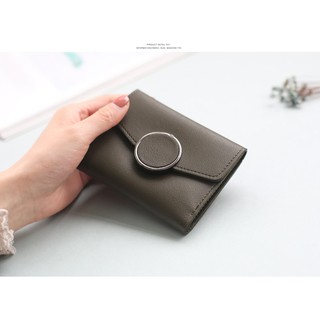 Ví ngắn khóa tròn thanh lịch