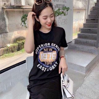 Váy thun thái suông dài