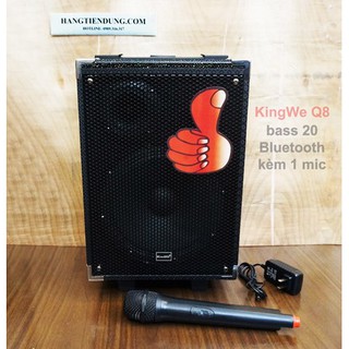 Loa karaoke blutooth Q8 tặng mic ko dây
