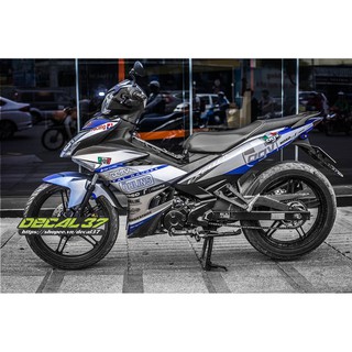 Tem Trùm Exciter 150 Ohlins Xanh bạc