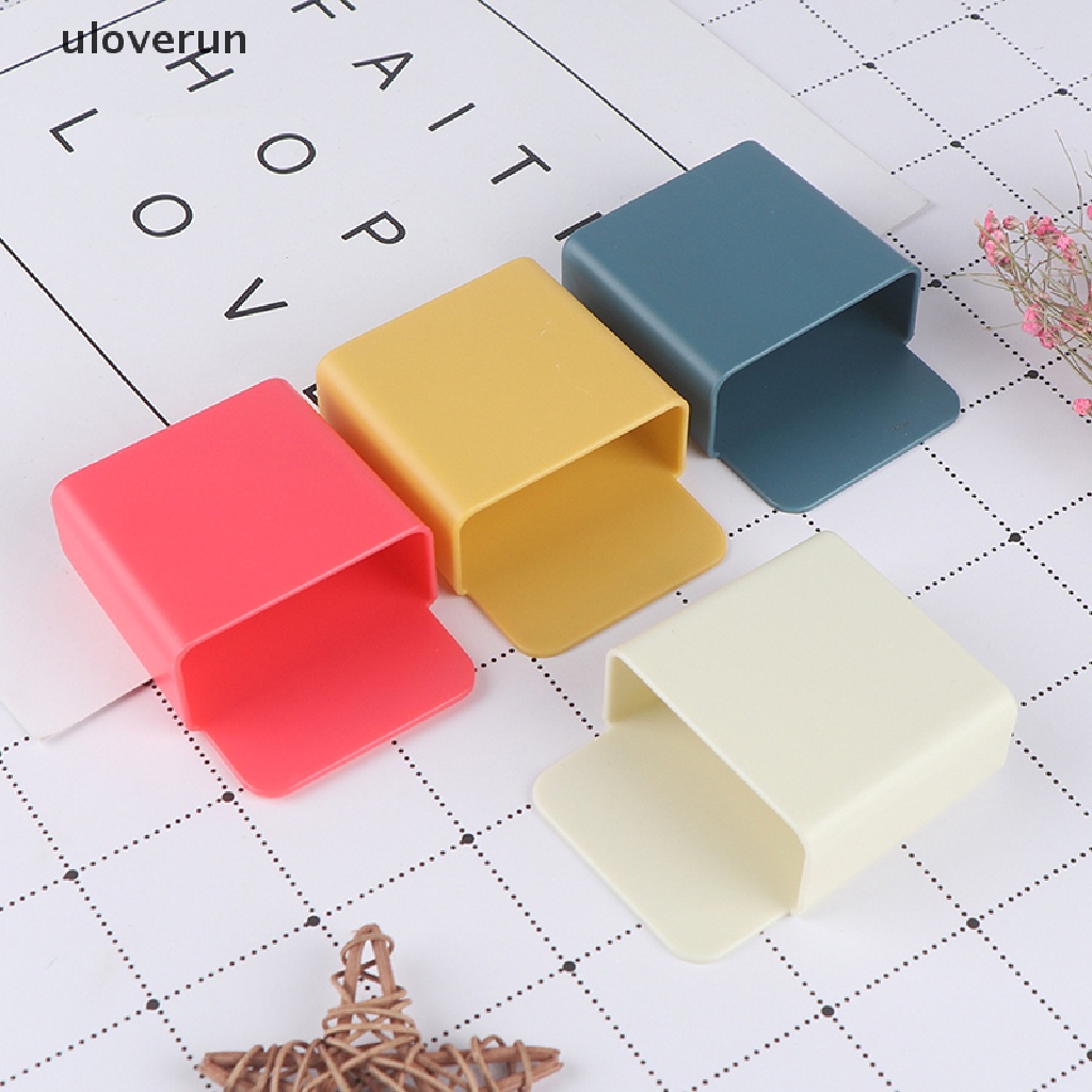 uloverun 1Pc Remote Control Air Conditioner Storage Box Case Plug Holder Wall Organizer vn