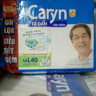 Tã Dán Người Lớn Caryn ML40 (mua tối đa 2 gói/đơn)