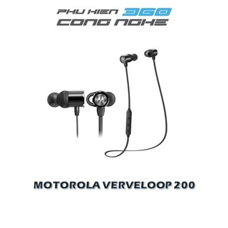 Tai nghe nhét tai không dây Motorola Verve Loop 200-Chuẩn chống nước IPX4 [HÀNG CHÍNH HÃNG]