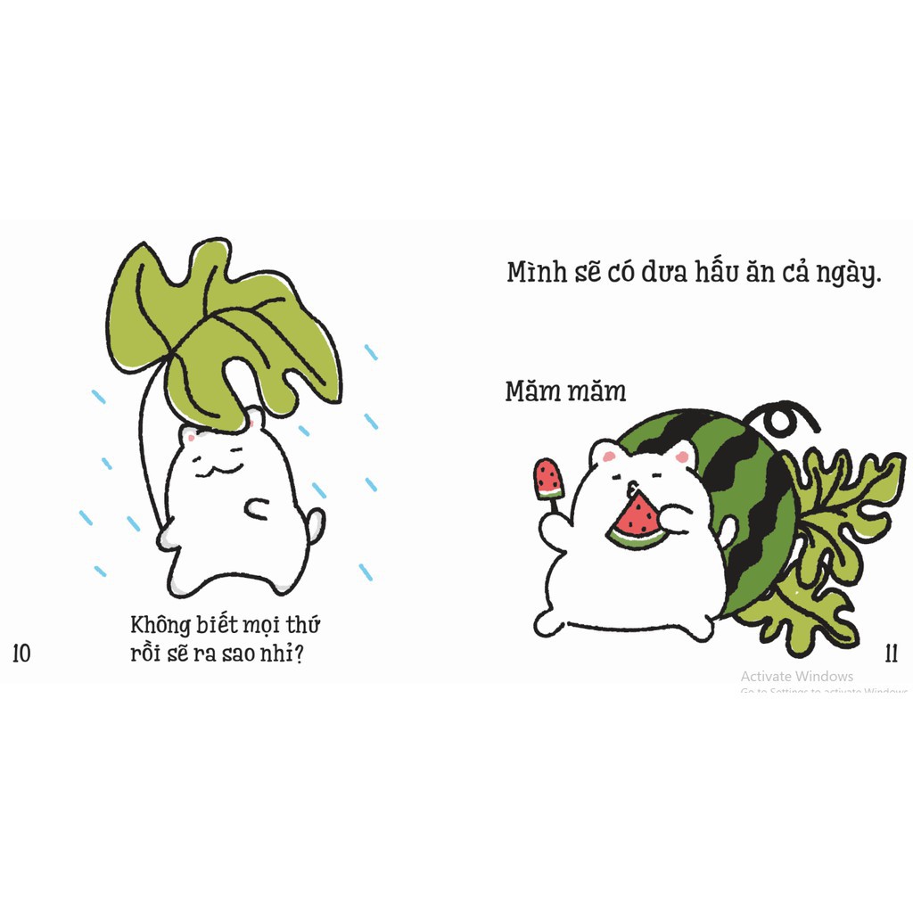 Sách Ehon - Maru và hạt dưa - Ehon Nhật Bản dành cho bé từ 2 - 8 tuổi