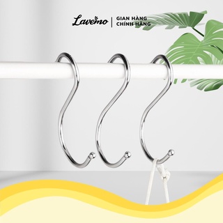 Móc chữ s lavemo loại cao cấp có đầu tròn treo đồ siêu chắc - treo hàng hóa - inox loại 1 nhiều kích cỡ moc-s
