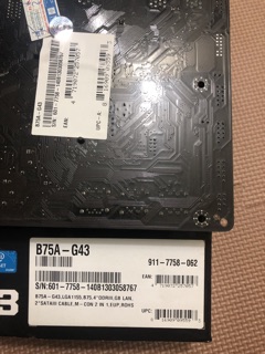 Bo mạch chủ Msi B75a-g43 cũ