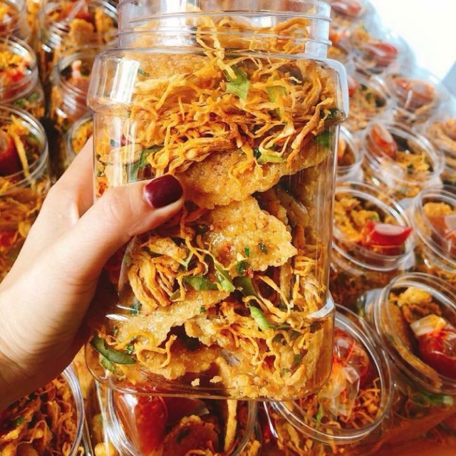 Combo cơm cháy + khô gà