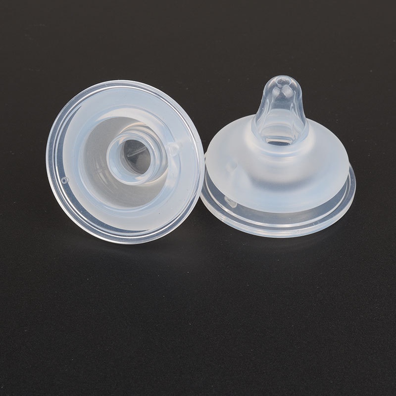 ￼Núm ti kèm van chống sặc thay thế cho bình sữa cổ rộng bú mọi tư thế cho bé như Pigeon, Toom, Lansioh, Gb