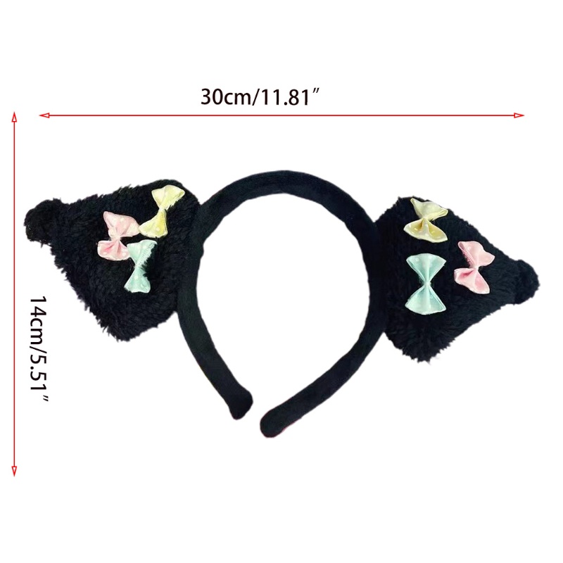 Băng Đô Cài Tóc Tai Voi Mini Phong Cách Preppy Đơn Giản Cho Nữ