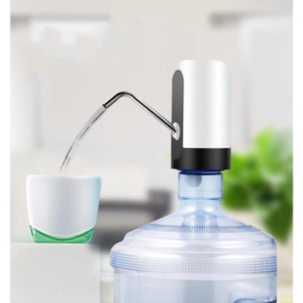 Máy bơm nước tự động đóng chai, lấy rượu, bơm bình nước siêu tiện lợi cao cấp, có led, pin sạc 1 lần dùng cả tháng