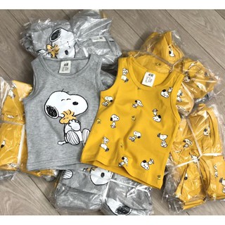 set 2 áo ba lỗ snoopy