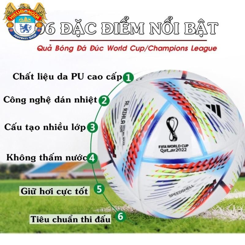 QUẢ BÓNG ĐÁ UHV 2.05 SỐ 4 TIÊU CHUẨN LOẠI 3 LỚP TRÁI BANH DA TRÁI BÓNG ĐÁ QUẢ BANH DA SIZE 4 5 UHV 205 GIÁ RẺ CAO CẤP