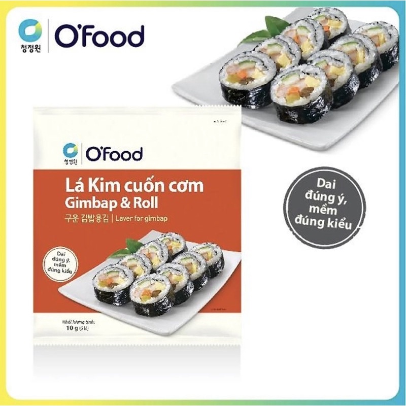 Lá Kim cuốn cơm O'food