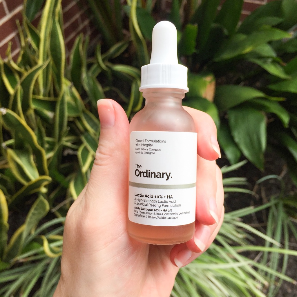 Serum Lactic acid 5%, 10% + HA the ordinary 30mil tẩy tế bào chết -  TOTO Shop