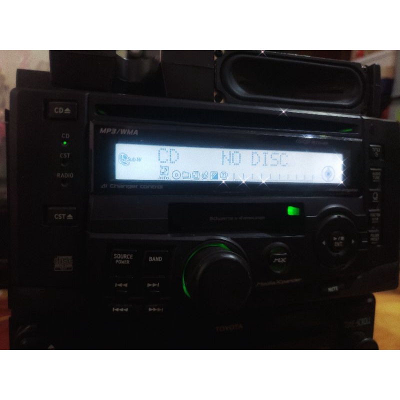Máy phát nhạc Alpine CD/RADIO/MP3/AUX/OUT SUB/TAPE lắp chung cho tất các hãng xe