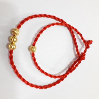 Dây đỏ bi bạc xi vàng