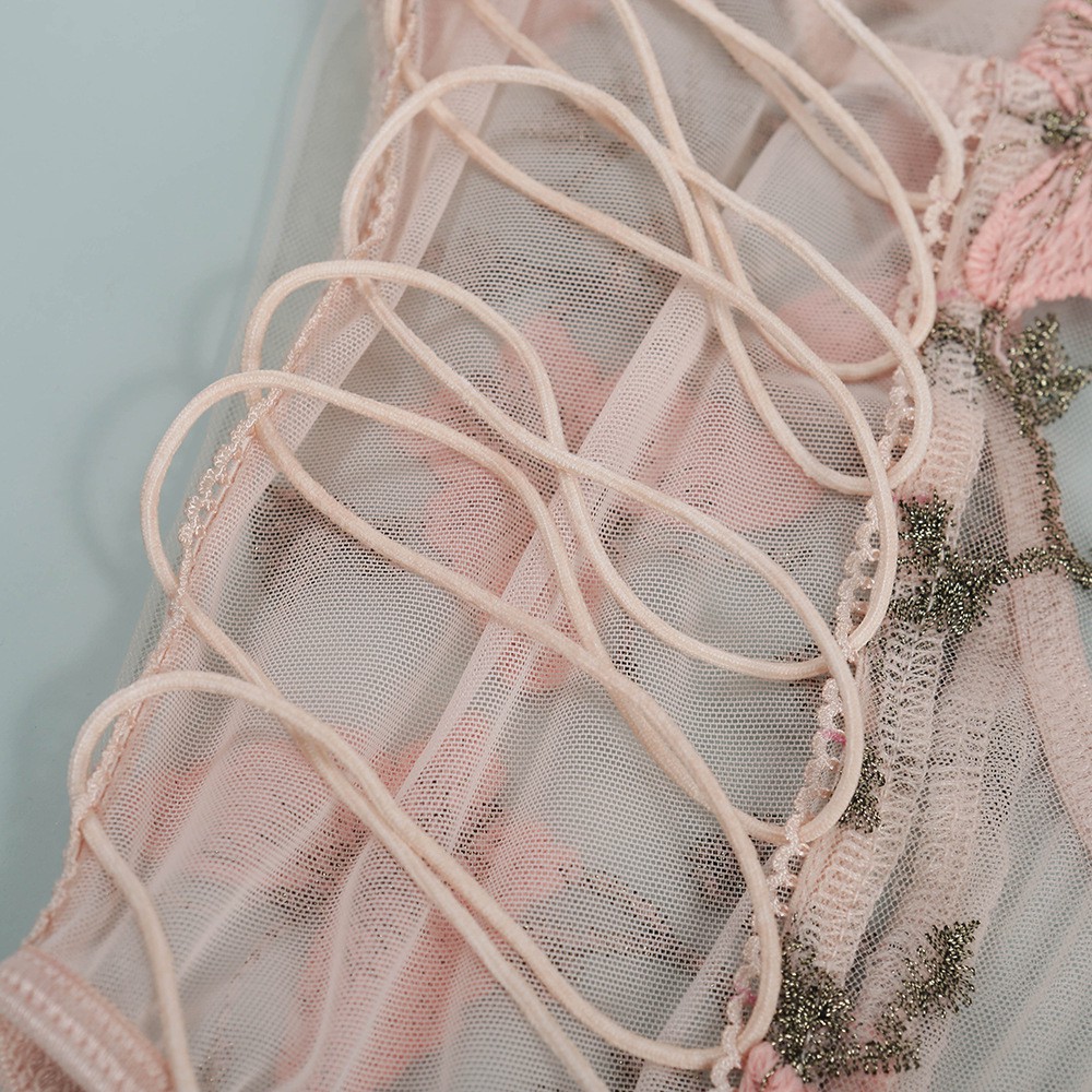 Áo lót liền quần VARSBABY hỗ trợ định hình thiết kế hở lưng phối ren cao cấp