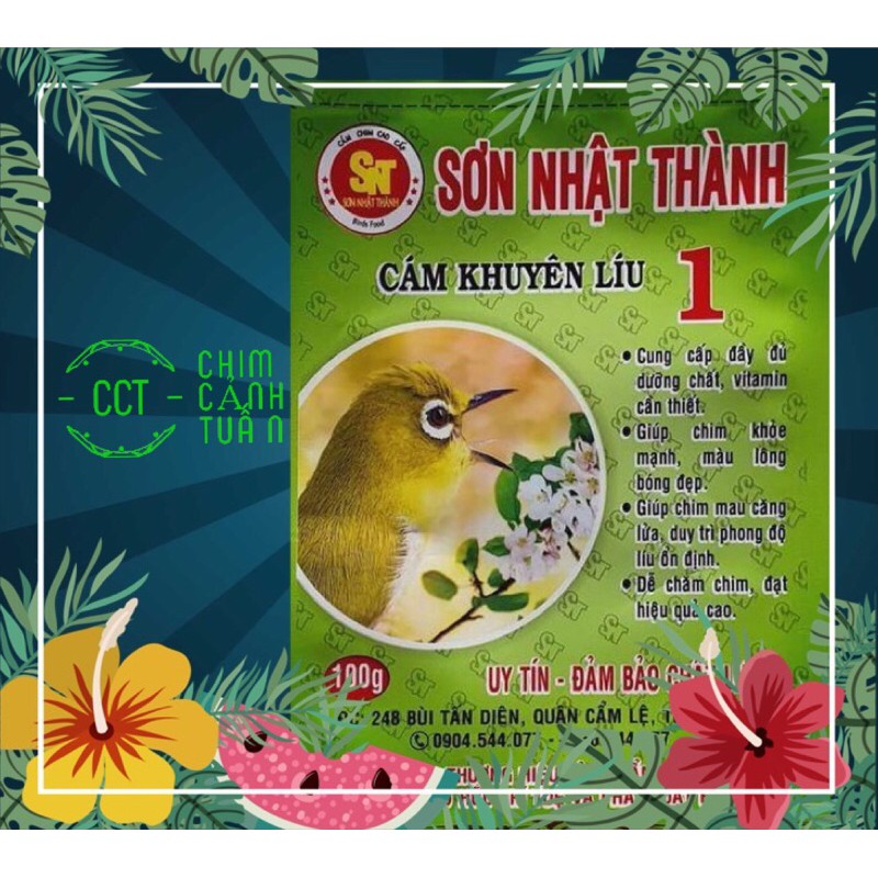 Cám chim khuyên Sơn Nhật Thành líu số 1 - 100g - Thức ăn cho chim cao cấp