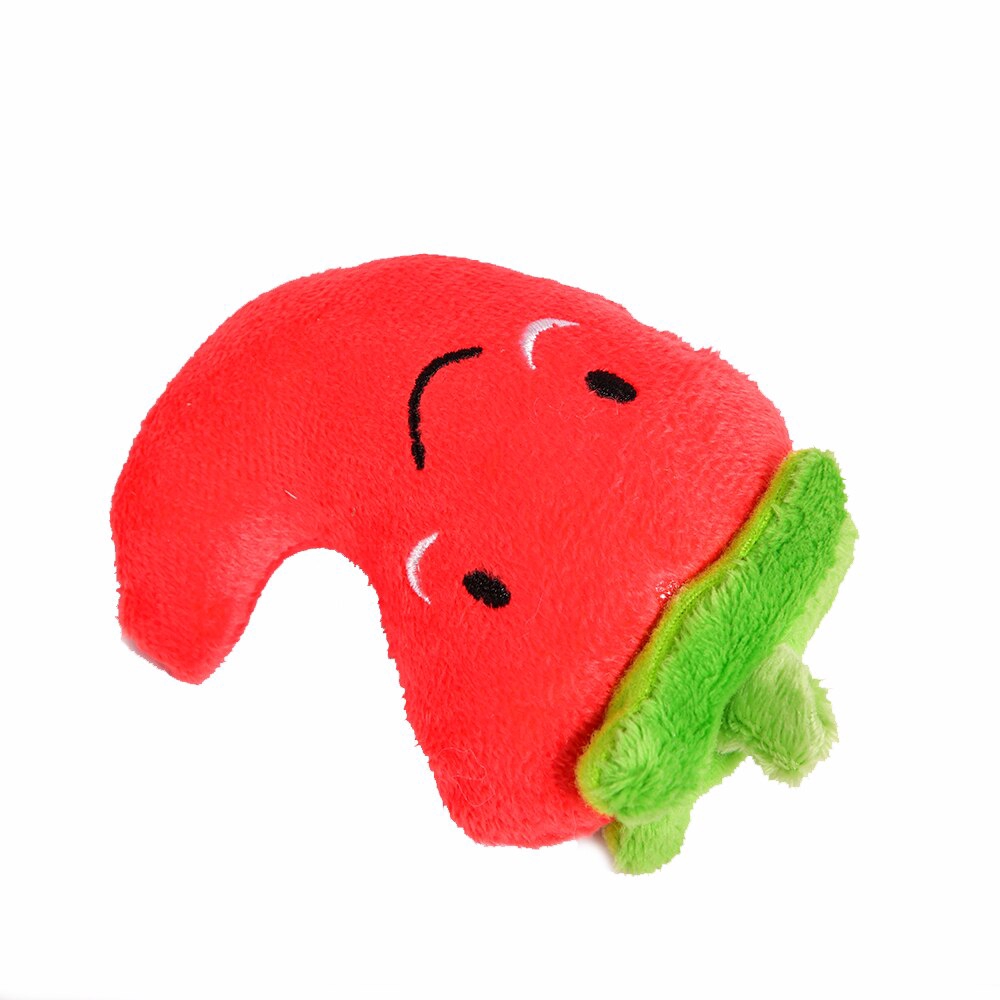 Đồ chơi Squeaky dễ thương cho thú cưng Mèo sang trọng Đồ chơi lông cừu cho mèo Sản phẩm tương tác dành cho thú cưng Trái cây dành cho chó nhỏ TY0066