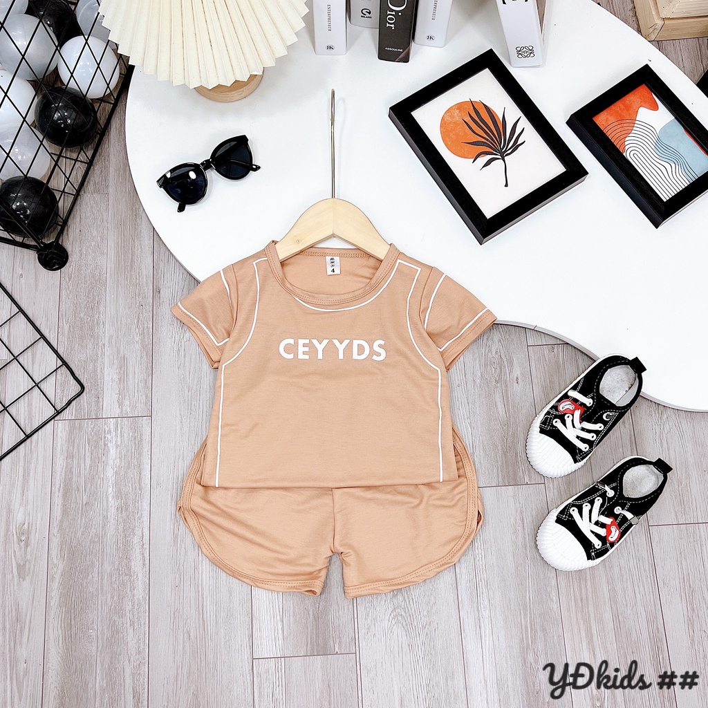 [XẢ HÀNG] Bộ Quần Áo Cộc Tay Chất Đũi Giấy Cực Đẹp Cho Bé