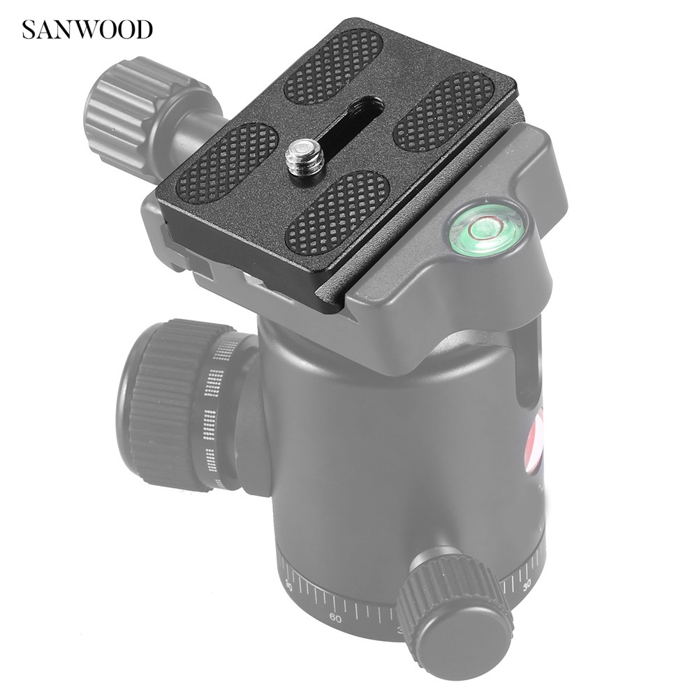 Đế Gắn Máy Ảnh Và 4 Ốc Vít 50 Độ Cho Arca Swada Swiss Benro Monopod Tripod Ball Head Camera