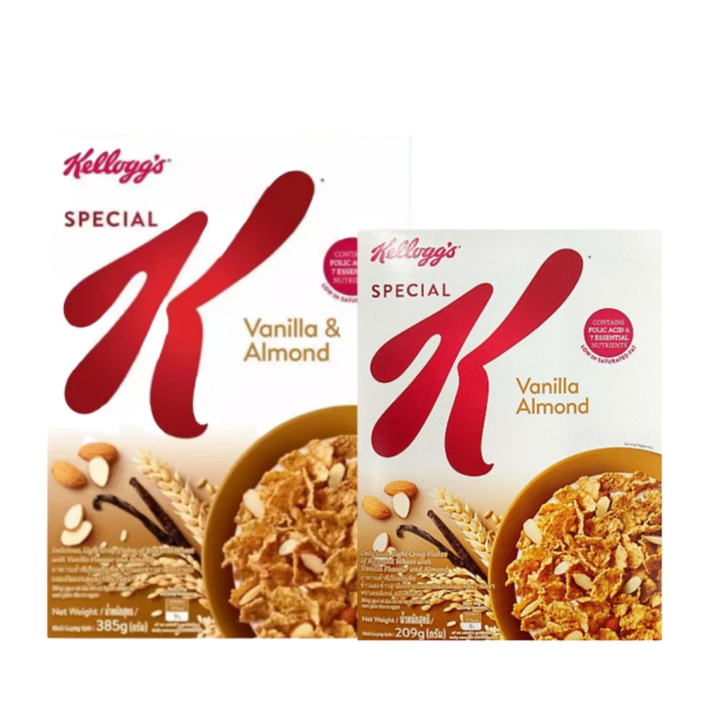 Ngũ cốc ăn sáng Kellogg's Special K Vanilla Almond - Hộp 209g