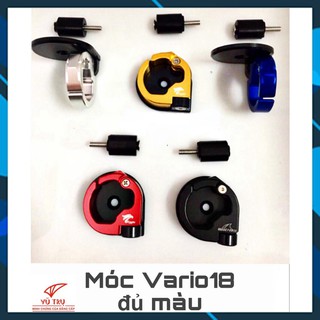 [BAO ĐỔI TRẢ] Móc treo đồ nhôm CNC xe Vario 15-18 đủ màu