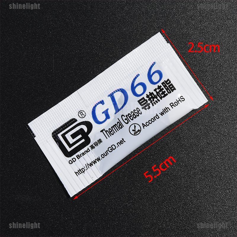 Bộ 10 Ống Silicone Dẫn Dầu Dẫn Nhiệt GD66 Cho Chip Đèn LED