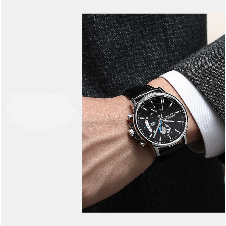 Đồng hồ BELUSHI nam chống nước cao cấp - Đồng hồ nam cao cấp