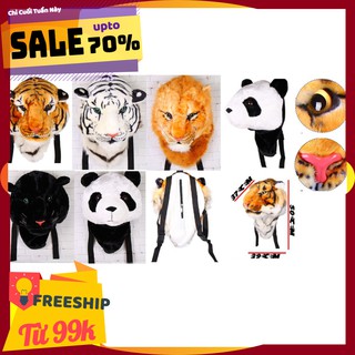 Ba lô đầu cọp hổ trắng cỡ lớn thời trang