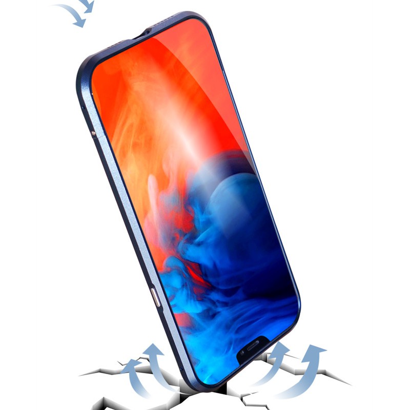 Ốp Điện Thoại Khung Nhôm Chống Sốc Chống Rơi Cho iPhone 11 12 Pro Max X XS XR Max 7 8 Plus